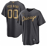 Customized Men's Chicago White Sox Active Player Charcoal 2022 All-Star Cool Base Stitched Jersey,baseball caps,new era cap wholesale,wholesale hats